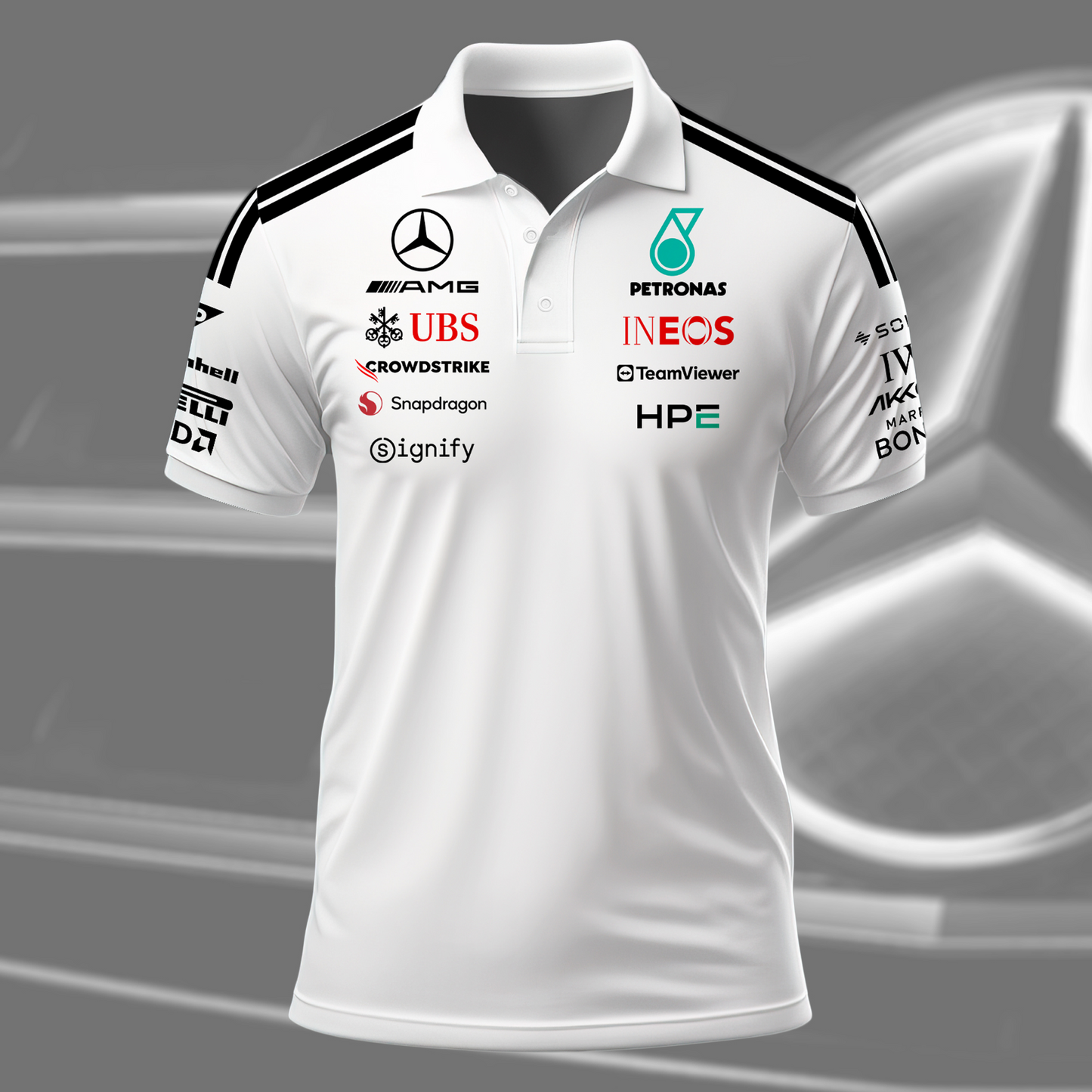 Personalized Merc Amg Petronas Sport 3D Full Printing Set ,Shirt , Hoodie , Short , Polo ,hawaii