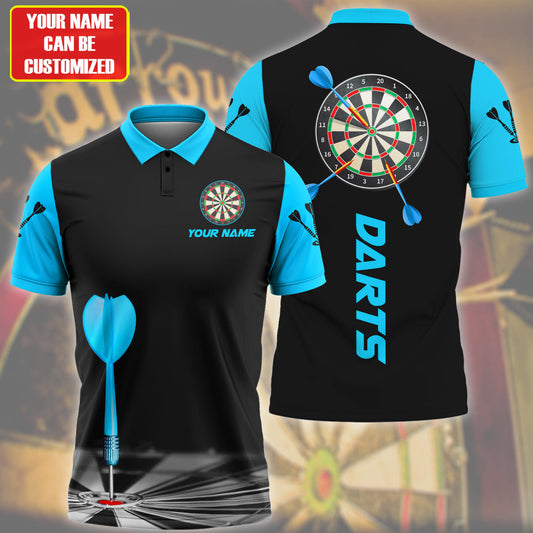 Personalized Name Darts Team Teal Version All Over Printed Unisex Shirt Q270306