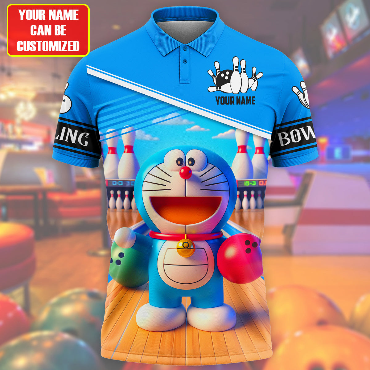 Personalized Name Drm Bowling All Over Printed Unisex Shirt Q270401