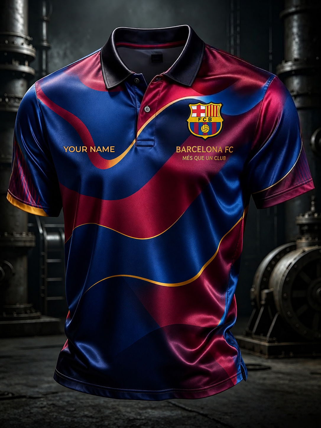 Personalized Barca FC Intangible 3D All Over Printed Shirt