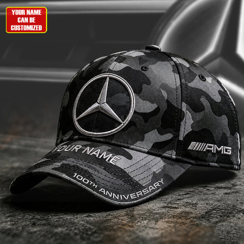 Personalized Merc 100TH Anniversary Camo Classic Cap (1926-2026)