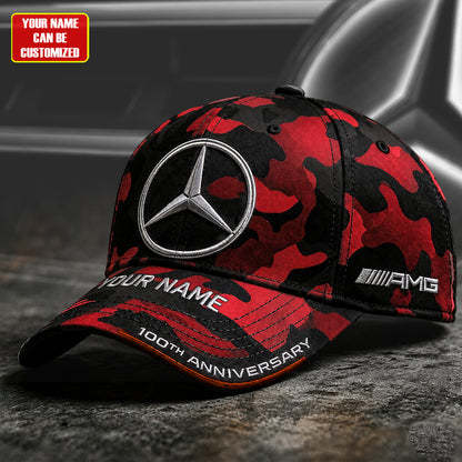 Personalized Merc 100TH Anniversary Camo Classic Cap (1926-2026)
