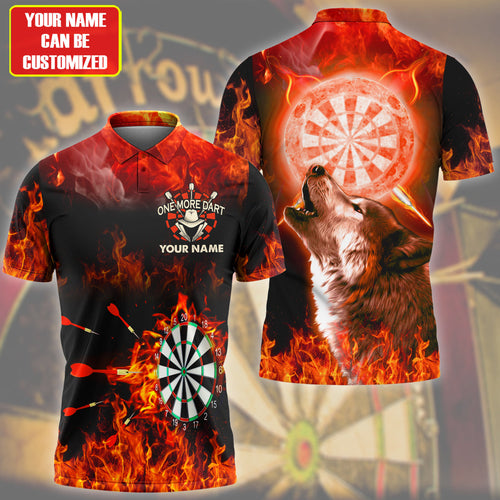 Personalized Name Wolf Darts Red Version All Over Printed Unisex Shirt Q270609