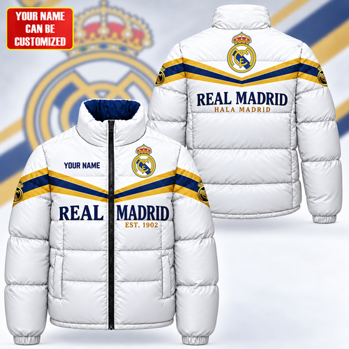 Real FC 2026 Sport Puffer Thermal Stand Collar Jacket V2