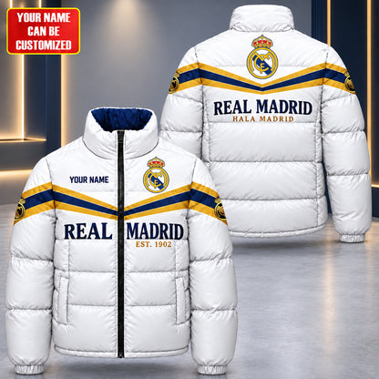 Real FC 2026 Sport Puffer Thermal Stand Collar Jacket V2