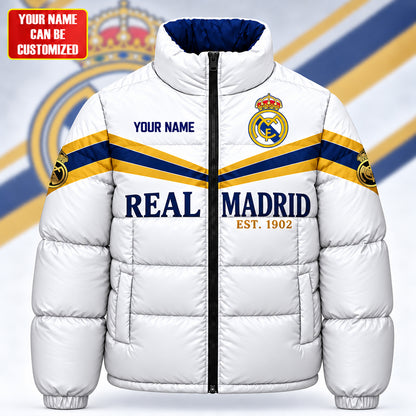 Real FC 2026 Sport Puffer Thermal Stand Collar Jacket V2