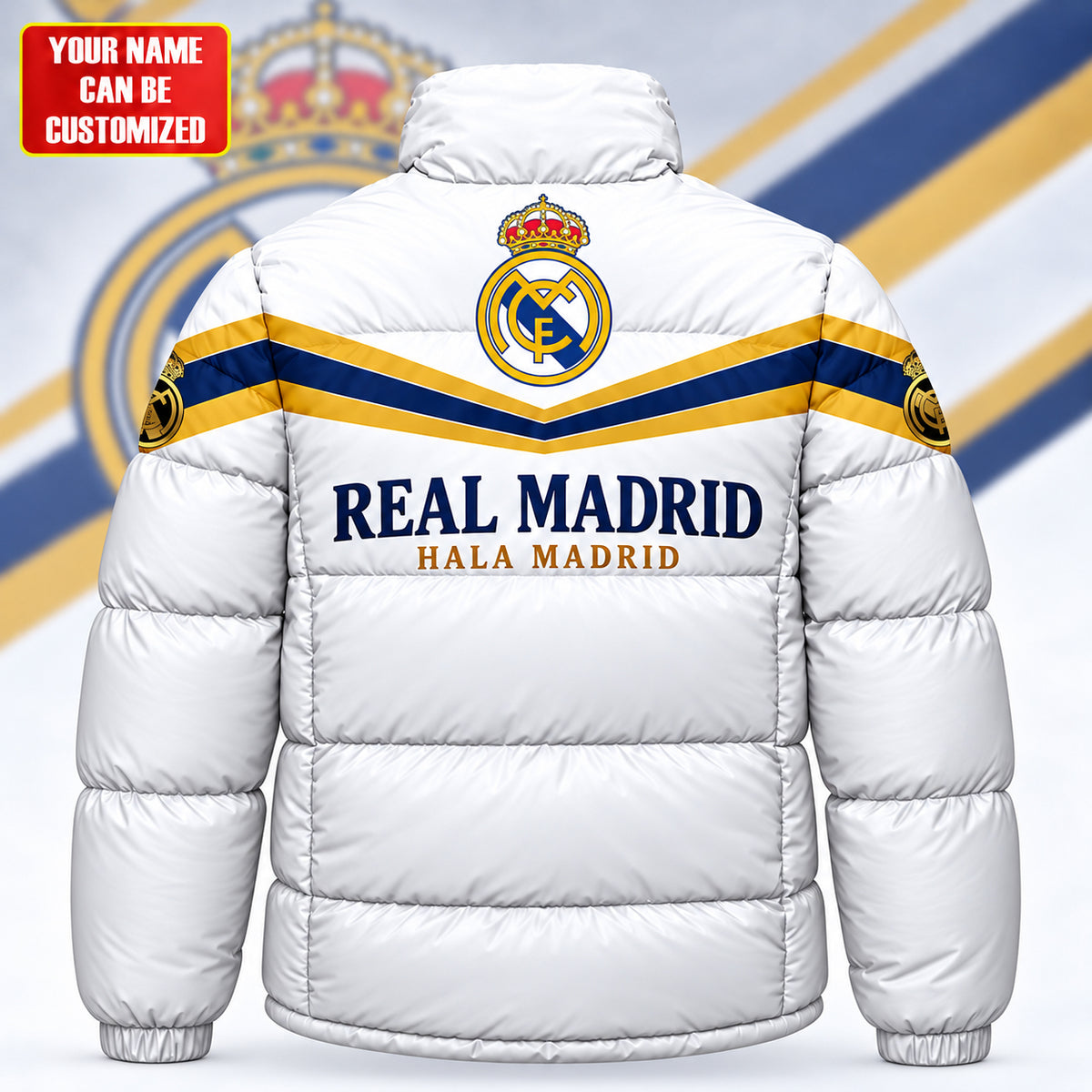 Real FC 2026 Sport Puffer Thermal Stand Collar Jacket V2