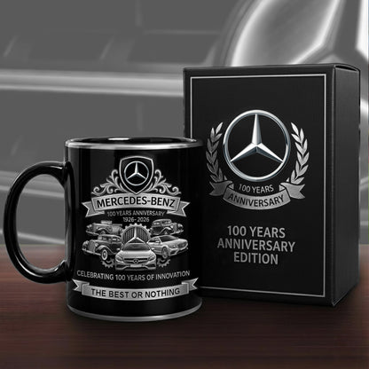 Merc 100 Years Anniversary Edition Accent Mug , Cream Mug Gifts , Holiday Gifts