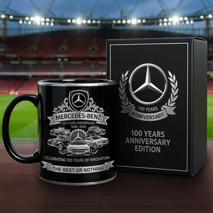 Merc 100 Years Anniversary Edition Accent Mug , Cream Mug Gifts , Holiday Gifts