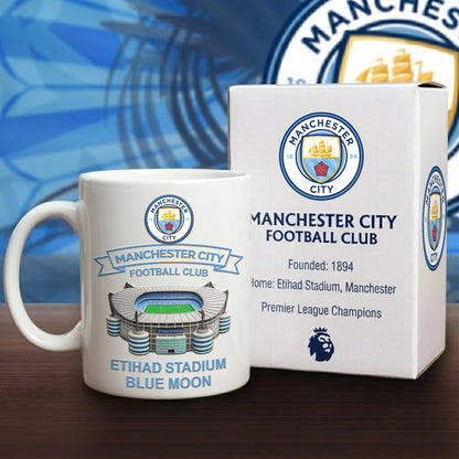 Man City Accent Mug , Cream Mug Gifts , Holiday Gifts