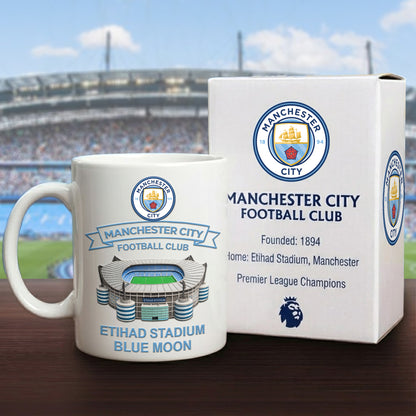 Man City Accent Mug , Cream Mug Gifts , Holiday Gifts