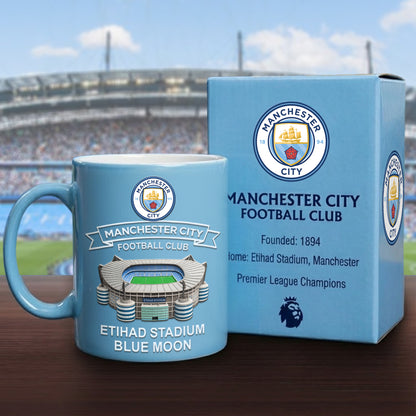 Man City Accent Mug , Cream Mug Gifts , Holiday Gifts