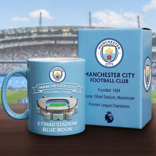 Man City Accent Mug , Cream Mug Gifts , Holiday Gifts