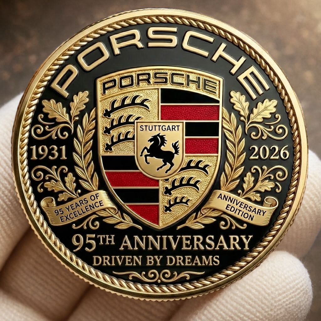 Pors 95th Anniversary Driven By Dreams Commemorative Coin