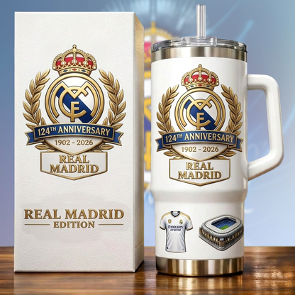 Real 124th Anniversary Edition Insulated Tumbler 30oz 40oz (1902-2026)