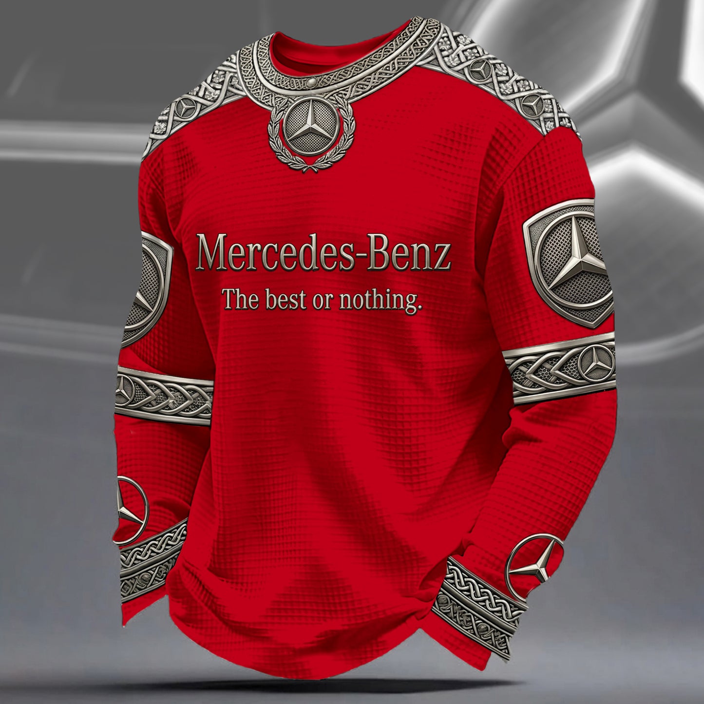 Merc The Best Or Nothing Quilted Textur Unisex Sweater