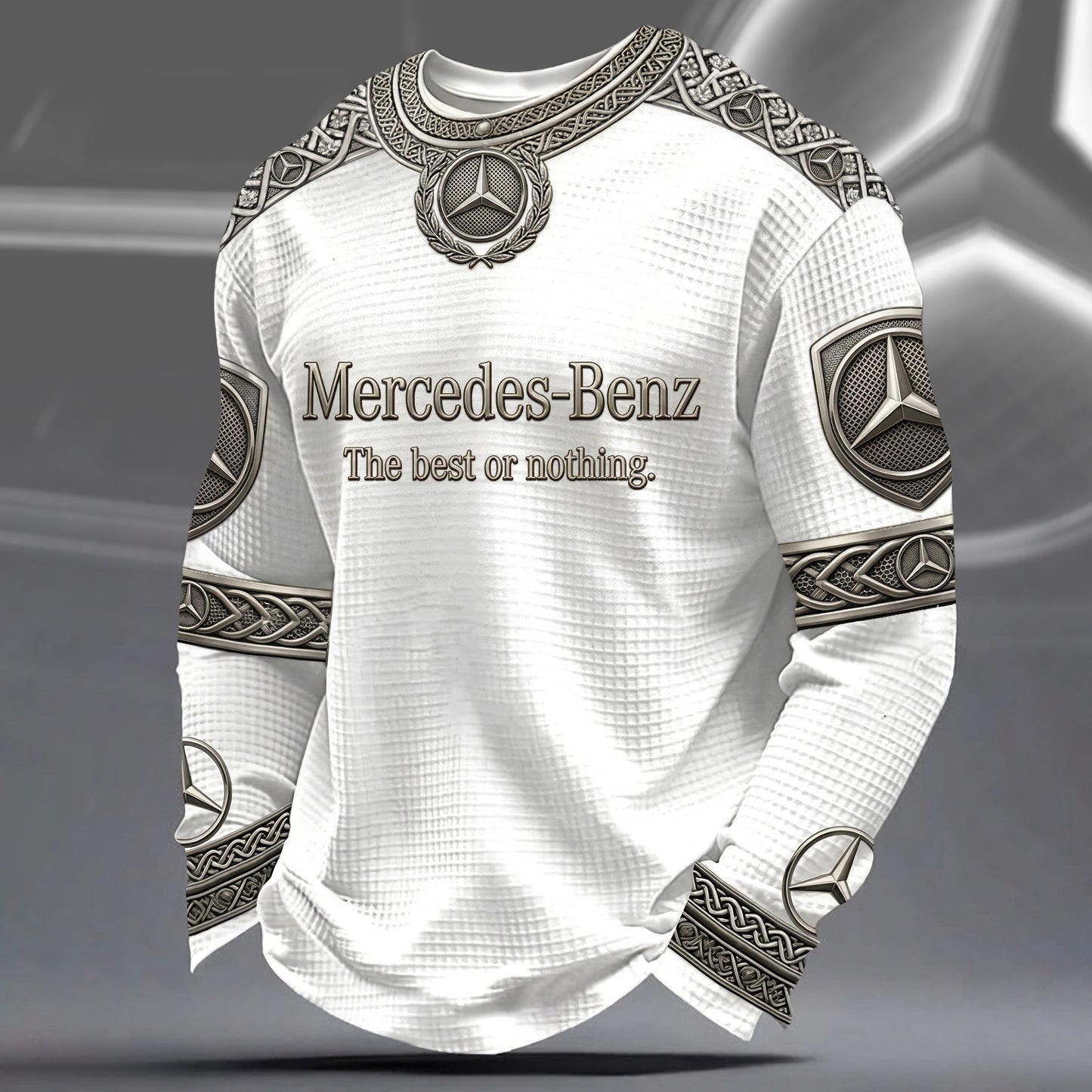 Merc The Best Or Nothing Quilted Textur Unisex Sweater