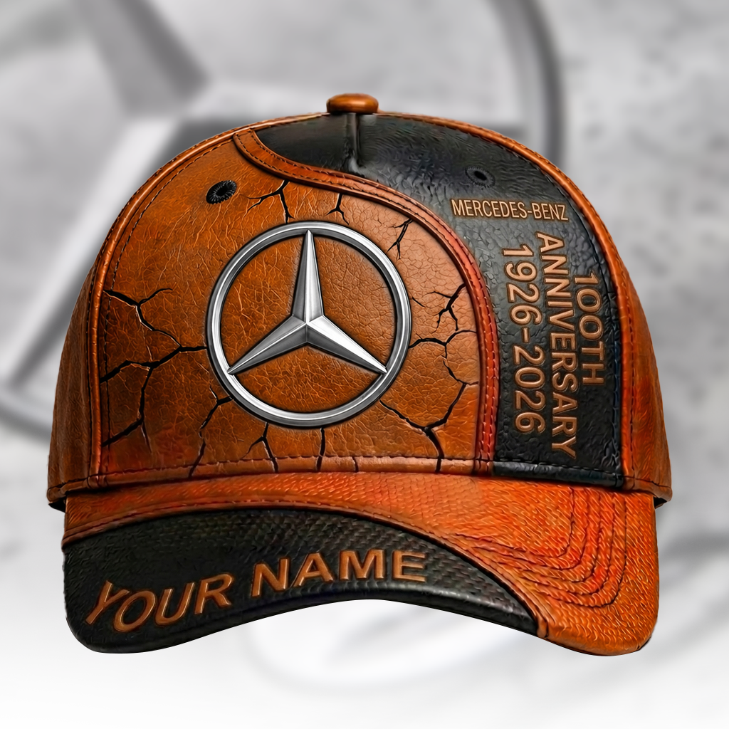 Personalized Merc Leather 100th Anniversary Classic Cap (1926-2026)