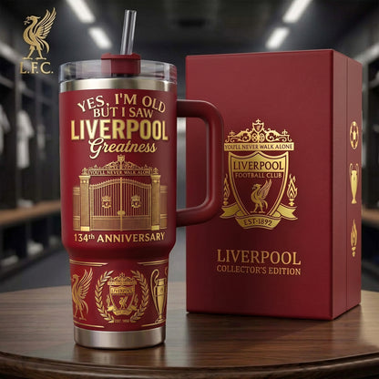 LVP FC Anfield 134th Anniversary Insulated Tumbler 30oz 40oz (1892-2026)