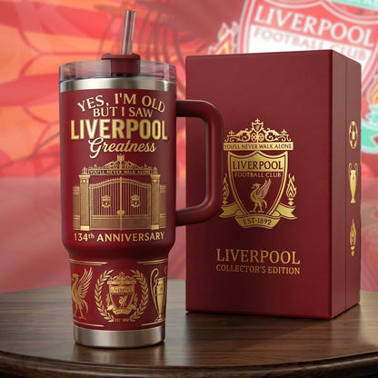 LVP FC Anfield 134th Anniversary Insulated Tumbler 30oz 40oz (1892-2026)