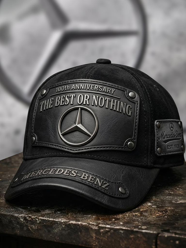 Personalized Merc 100th Anniversary Leather Retro Classic Cap (1926-2026)