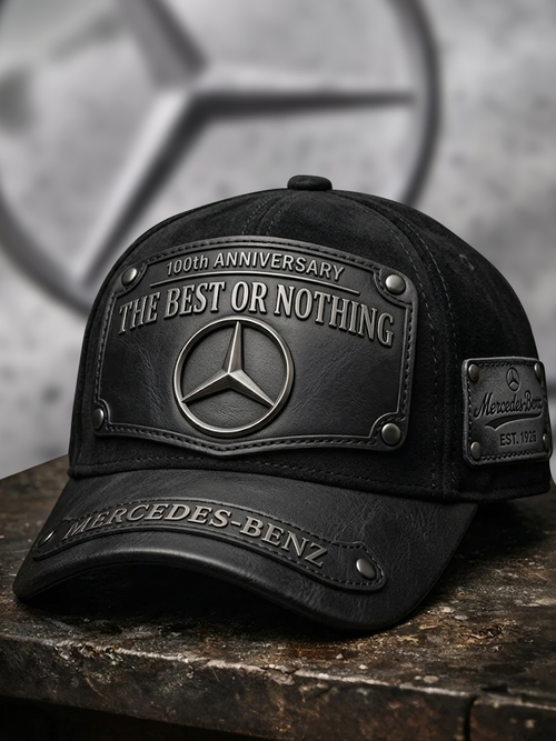 Personalized Merc 100th Anniversary Leather Retro Classic Cap (1926-2026)