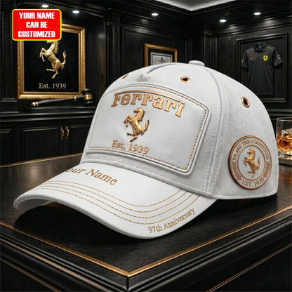 Personalized FRR 97th Anniversary Leather Vintage Classic Cap (1939-2026)