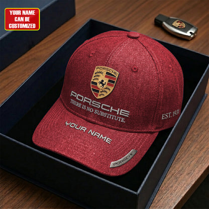 Personalized Pors There is No Substitute Denim Classic Cap
