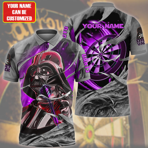 Personalized Name Purple Dart Vader All Over Printed Unisex Shirt Q280510