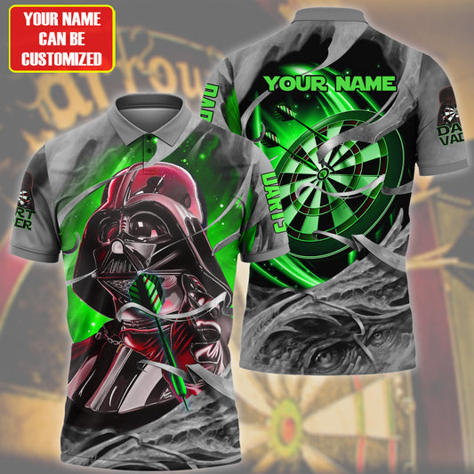 Personalized Name Green Dart Vader All Over Printed Unisex Shirt Q280510