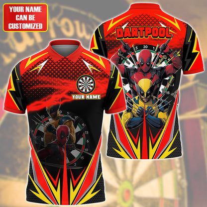 Personalized Name Dartpool Q2 All Over Printed Unisex Shirt Q280511