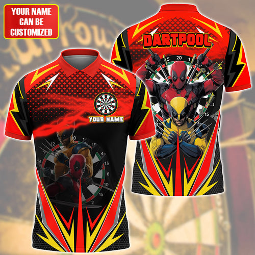 Personalized Name Dartpool Q2 All Over Printed Unisex Shirt Q280511