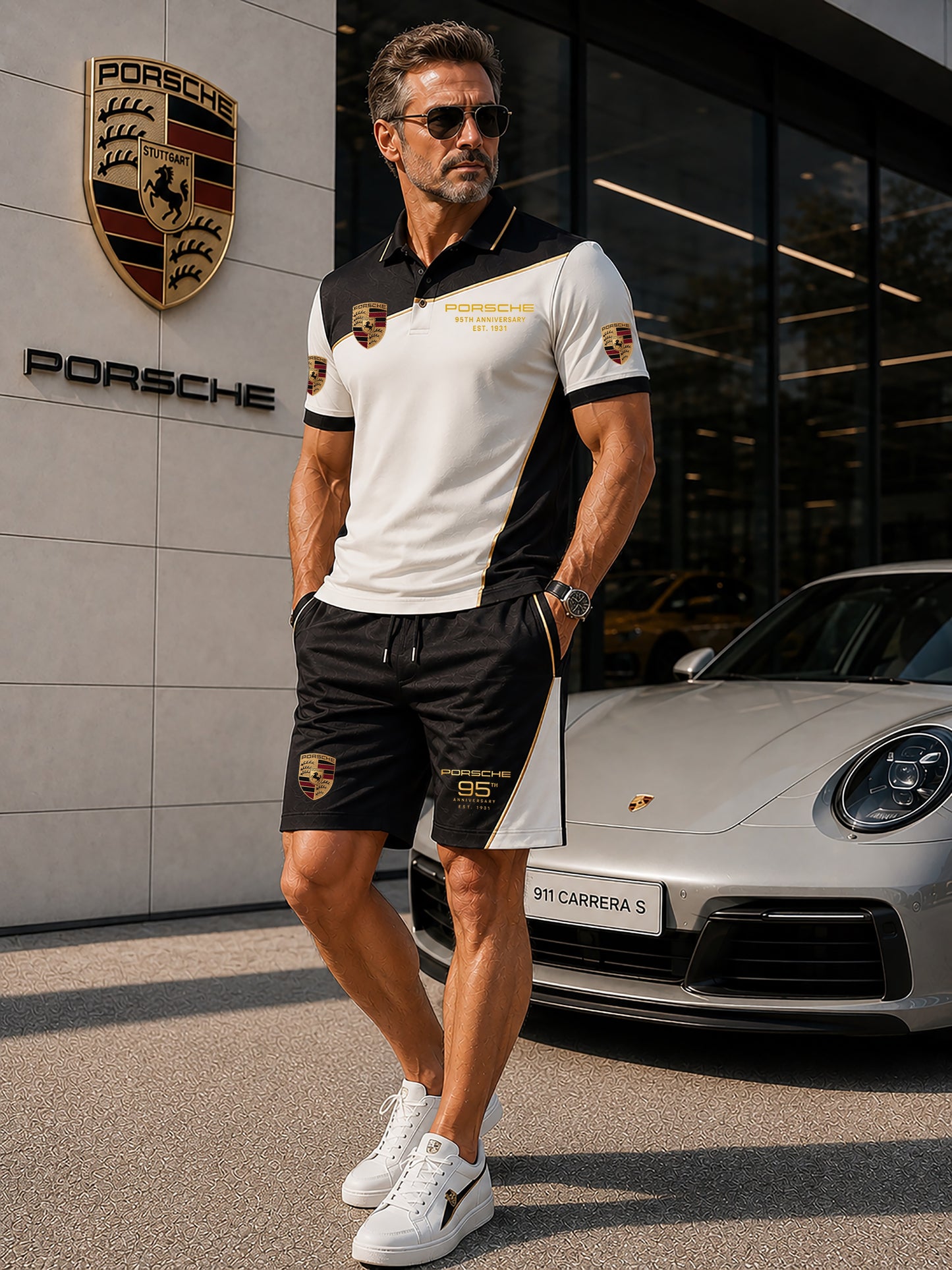 Personalized Pors Luxury Gentlemen All Over Printed Shirt
