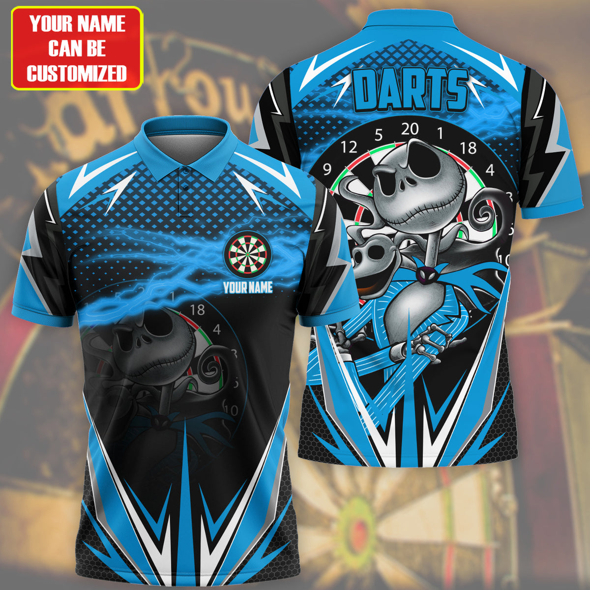 Personalized Name Js Darts Teal Version All Over Printed Unisex Shirt Q280706