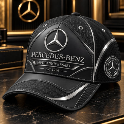 Personalized Merc Leather Vintage 100th Anniversary Classic Cap V7 (1926-2026)
