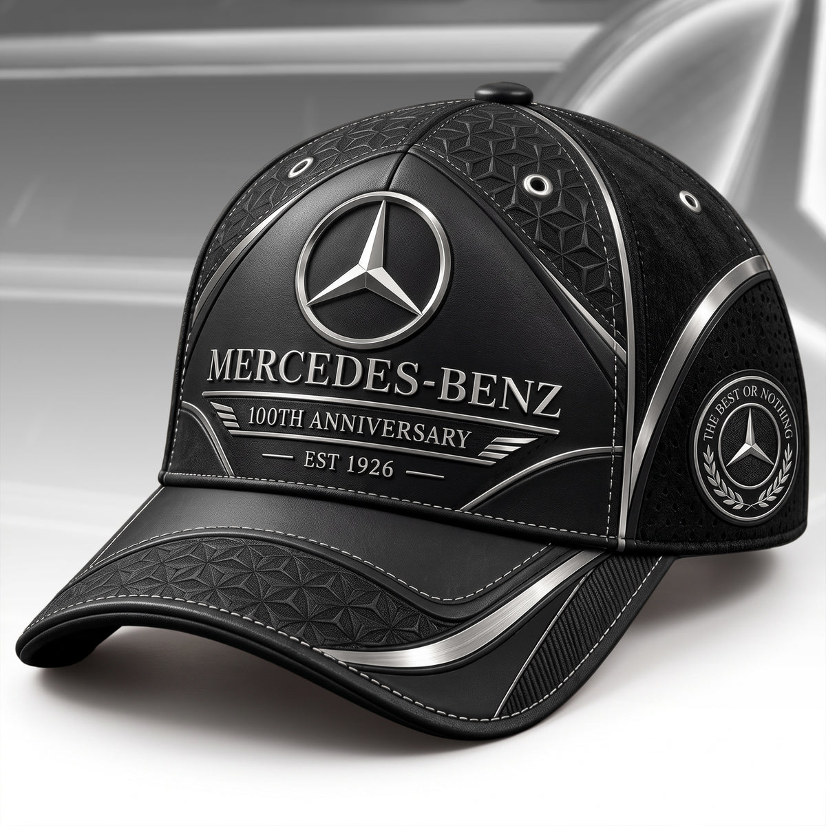Personalized Merc Leather Vintage 100th Anniversary Classic Cap V7 (1926-2026)