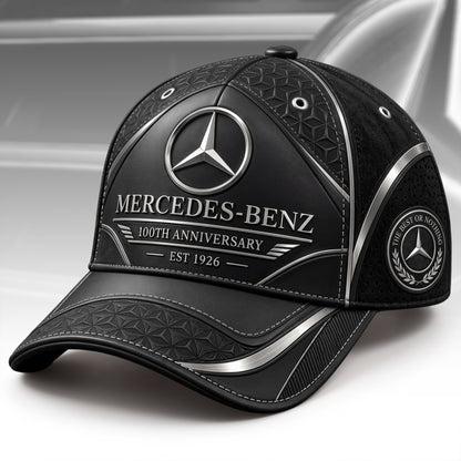 Personalized Merc Leather Vintage 100th Anniversary Classic Cap V7 (1926-2026)