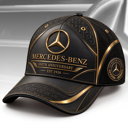 Personalized Merc Leather Vintage 100th Anniversary Classic Cap V7 (1926-2026)