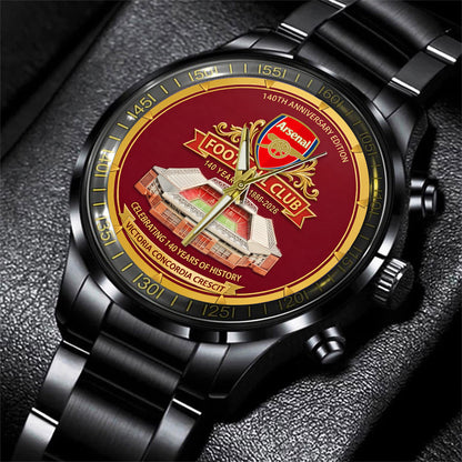 Arsenal 140 Years Anniversary Luxury Stainless Steel Watch
