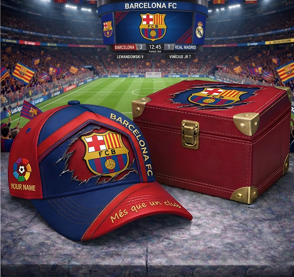 Personalized Barca Laliga Classic Cap