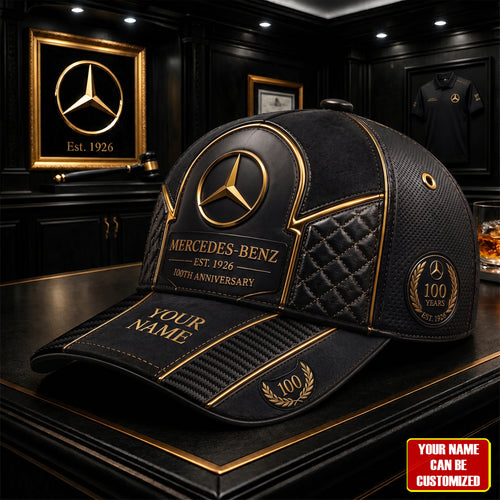 Personalized Merc Leather Vintage 100th Anniversary Classic Cap V3(1926-2026)