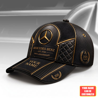 Personalized Merc Leather Vintage 100th Anniversary Classic Cap V3(1926-2026)