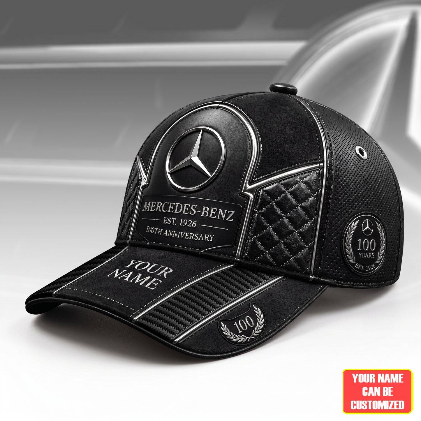 Personalized Merc Leather Vintage 100th Anniversary Classic Cap V3(1926-2026)