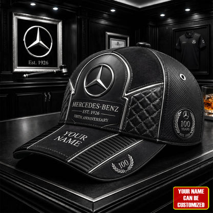 Personalized Merc Leather Vintage 100th Anniversary Classic Cap V3(1926-2026)
