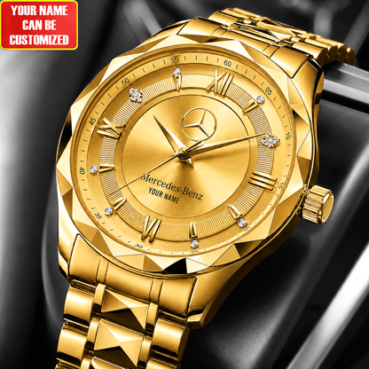 Personalized Merc Men Fashion Luxury Alloy Charley Watch
