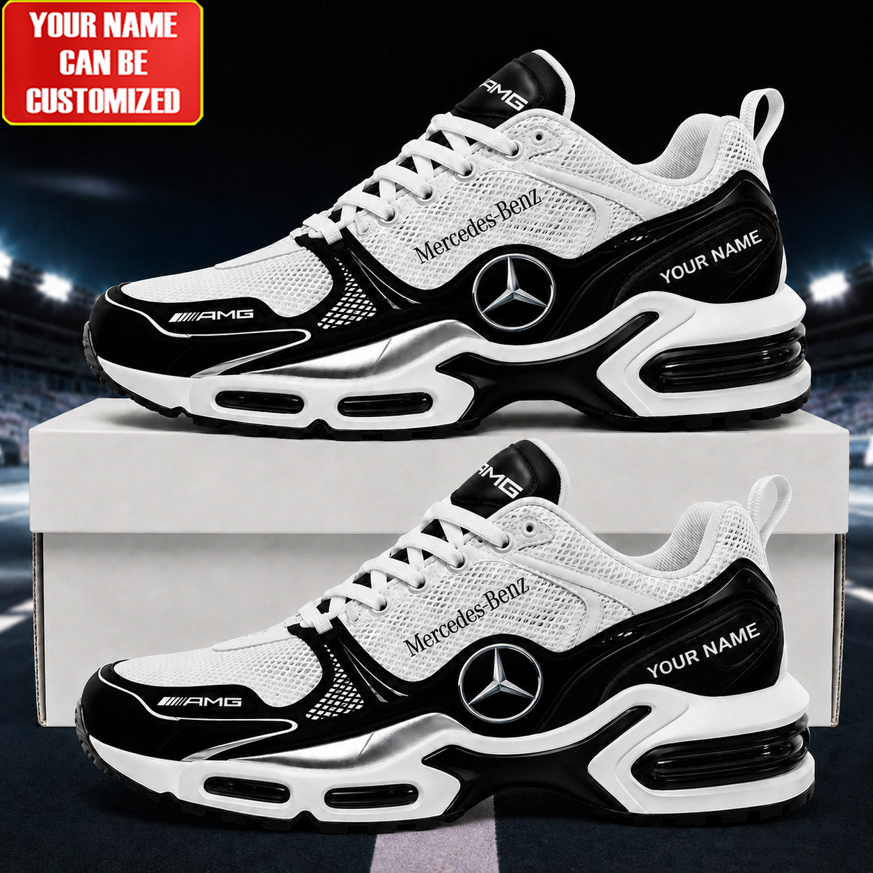 Personalized Merc AMG Sport Air Cushion Sneaker