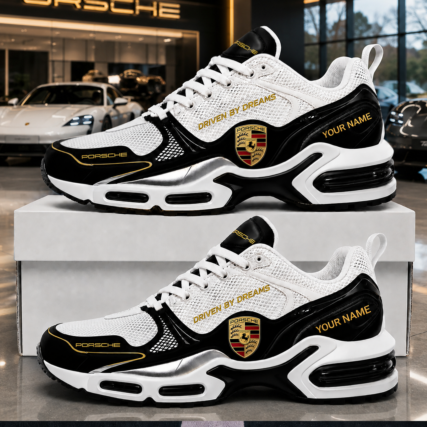Pors Driven By Dreams Sport Air Cushion Sneaker