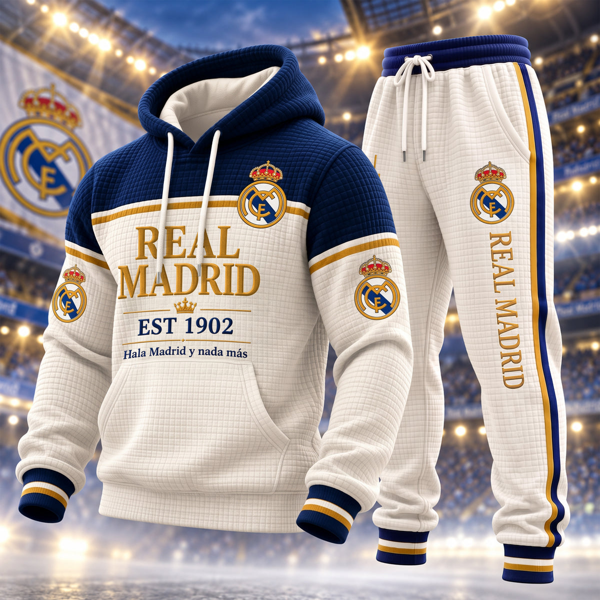 Real EST 1902 New Style Hoodie and Sweatpants set