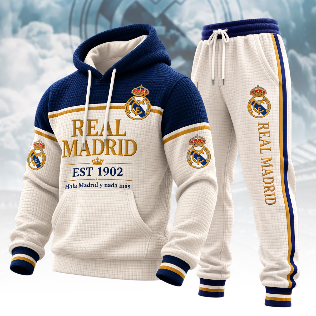 Real EST 1902 New Style Hoodie and Sweatpants set