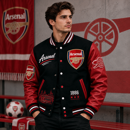 ARS Heritage 1886 - Classic Football Varsity Jacket, Gift for Soccer Fans